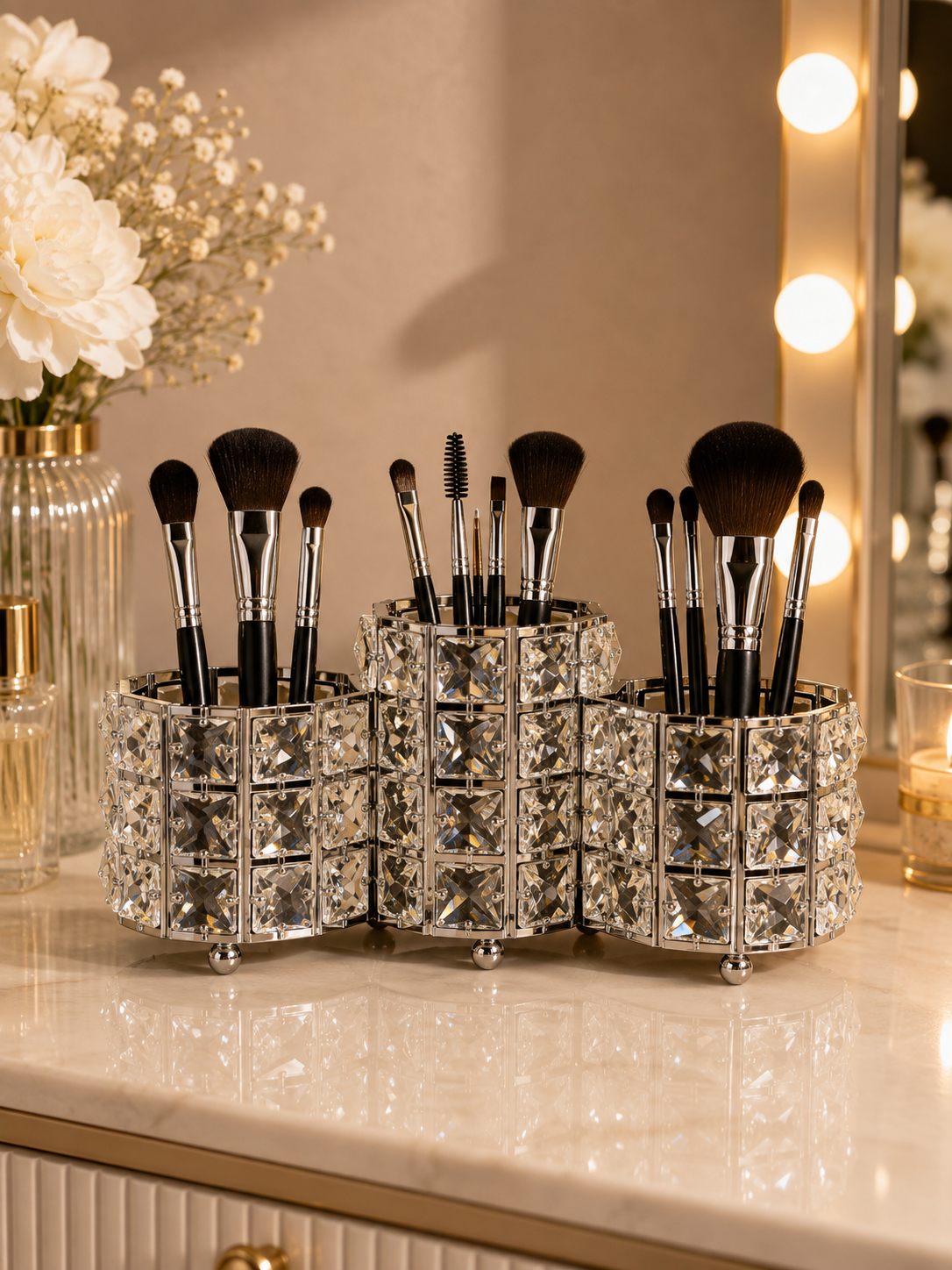 Crystal Glam Makeup Organizer