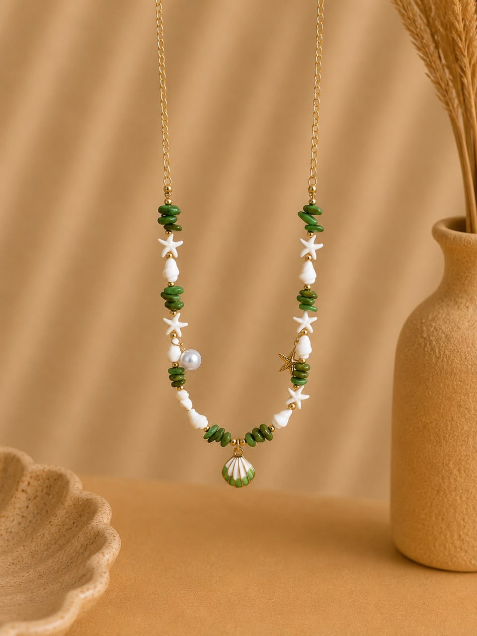 Seashell Charm Necklace