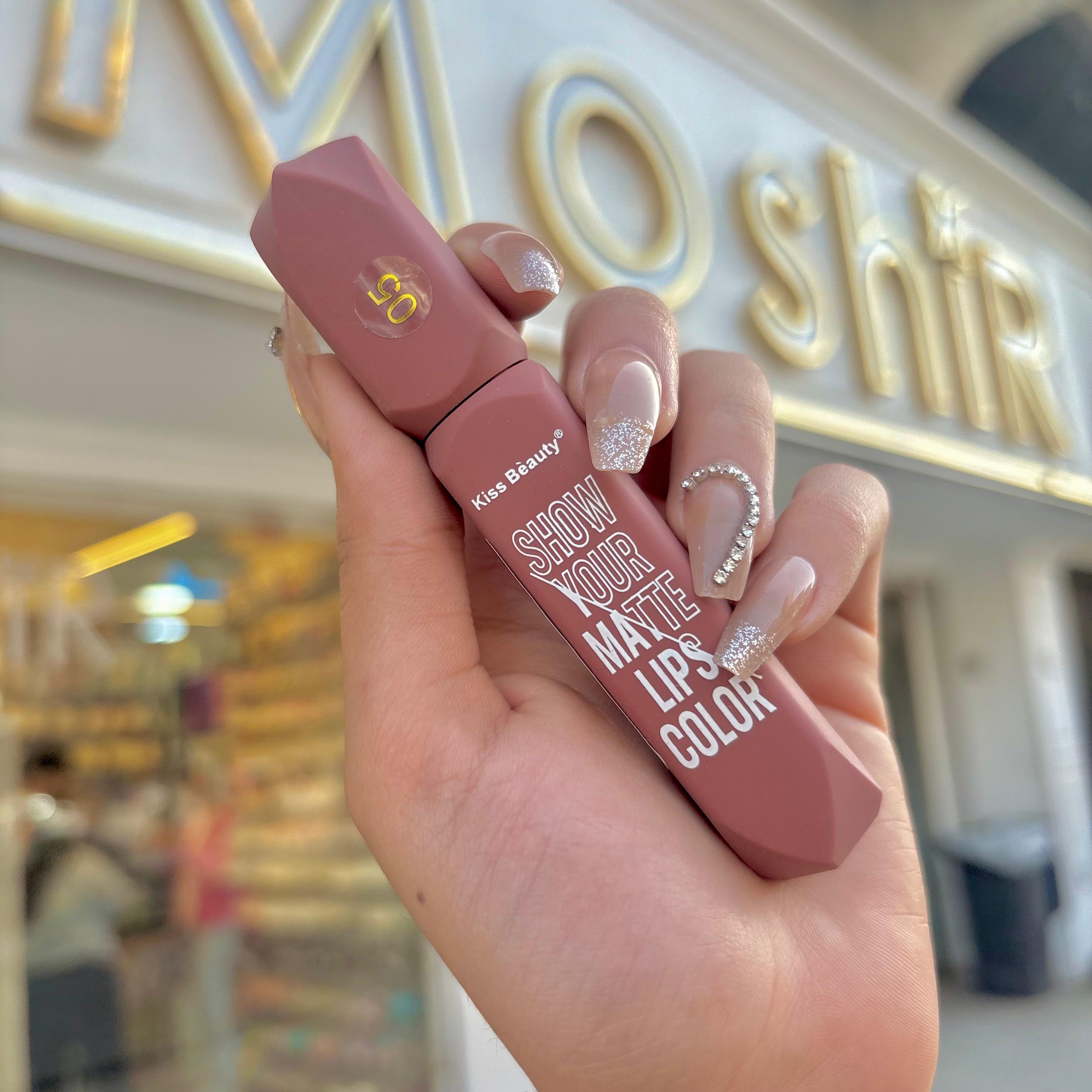 Kiss Beauty Liquid Lipstick -روج سائل كيس بيوتي