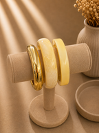 Golden Marble Bangle