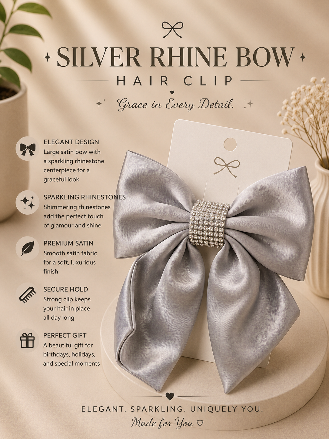 Silver Pearl Bow صورة ثانوية