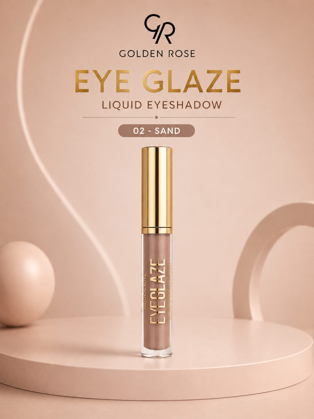 Golden Rose Eye Glaze liquid eyeshadow
