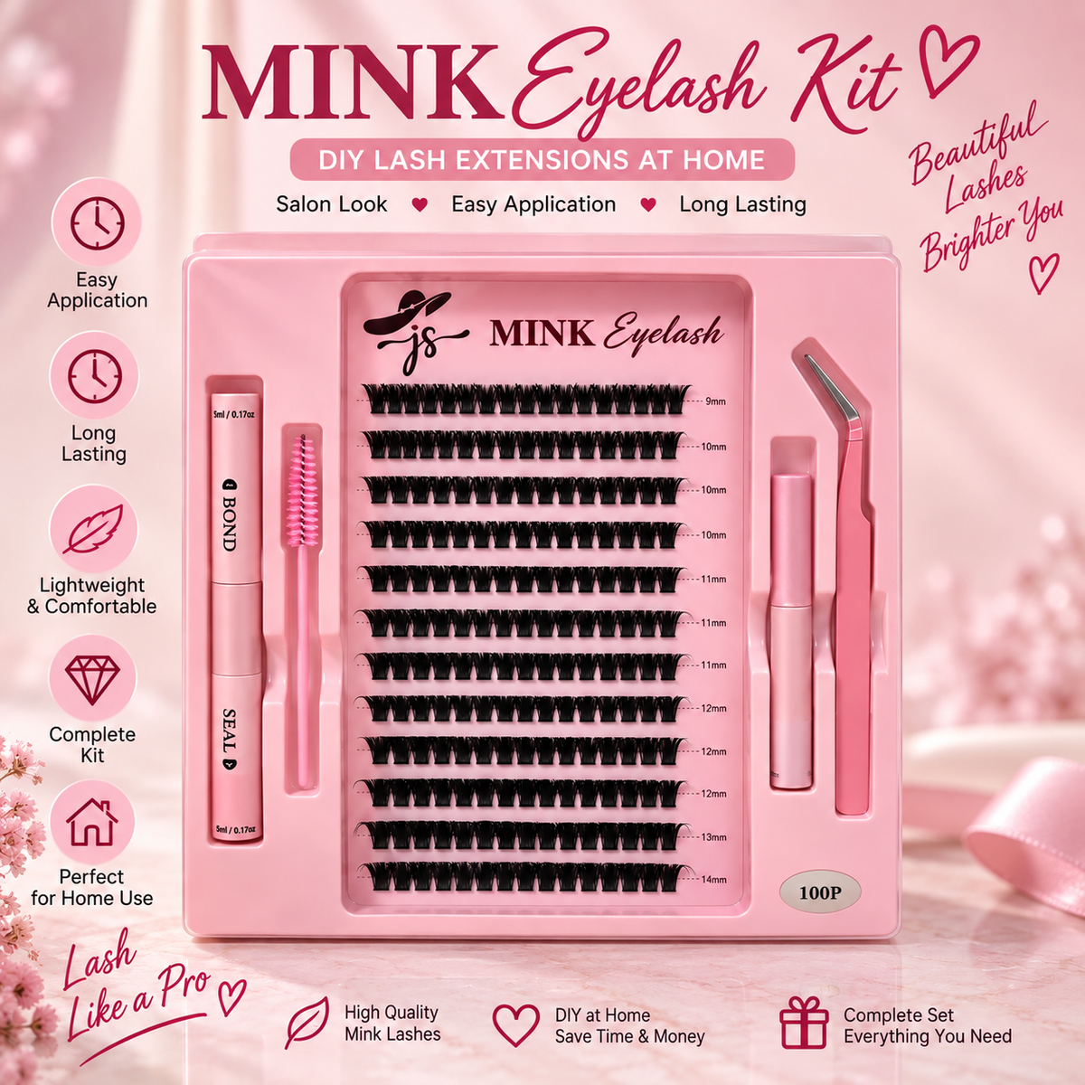 Mink Eyelash Kit