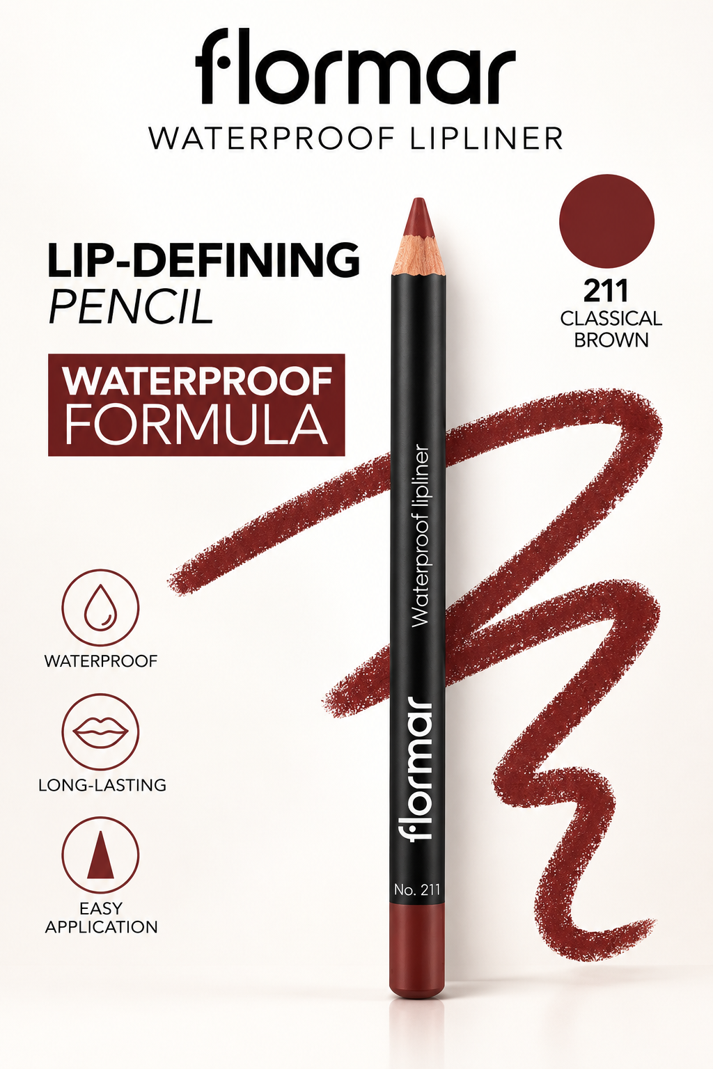 Flormar Waterproof Lipliner