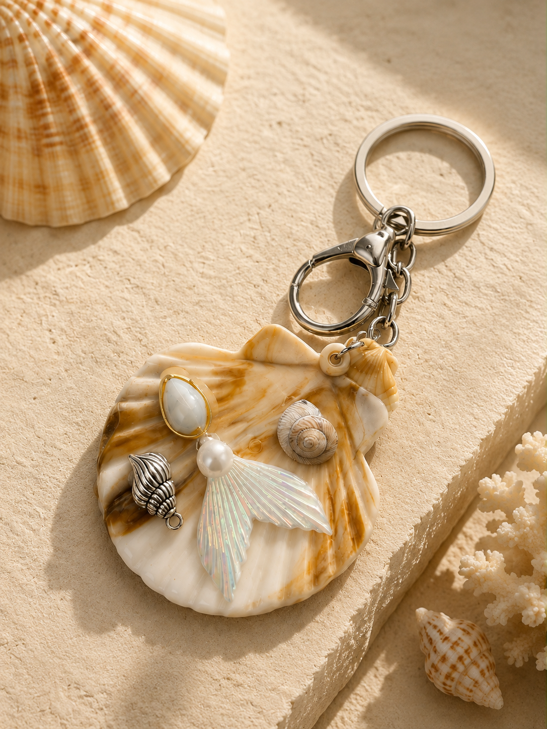 Shell keychain | Accessories