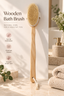 Long Handle Wooden Bath Brush ✨