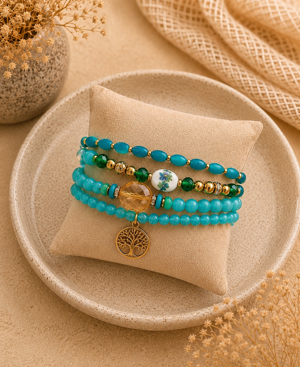 Midnight Tree Bracelet