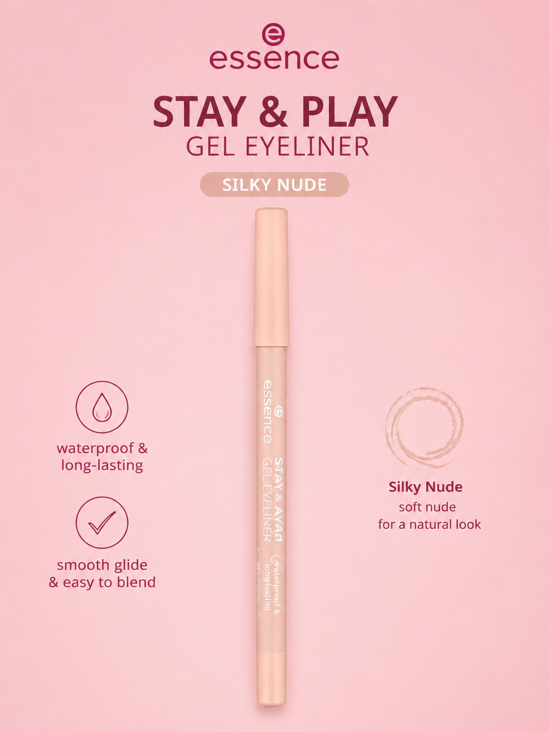 Essence 
STAY & PLAY GEL EYELINER الصورة الرئيسية