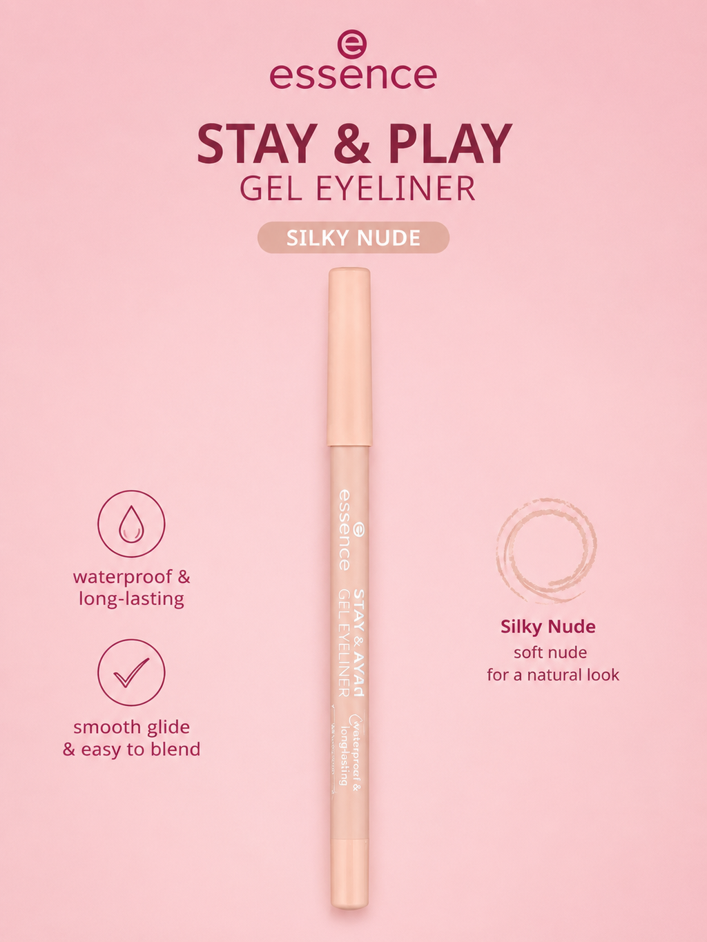 Essence 
STAY & PLAY GEL EYELINER