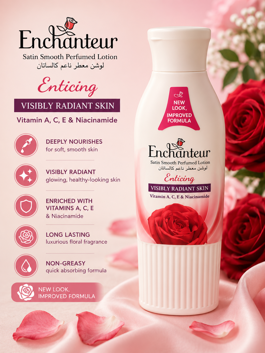 Enchanteur Perfume Lotion 250ml الصورة الرئيسية