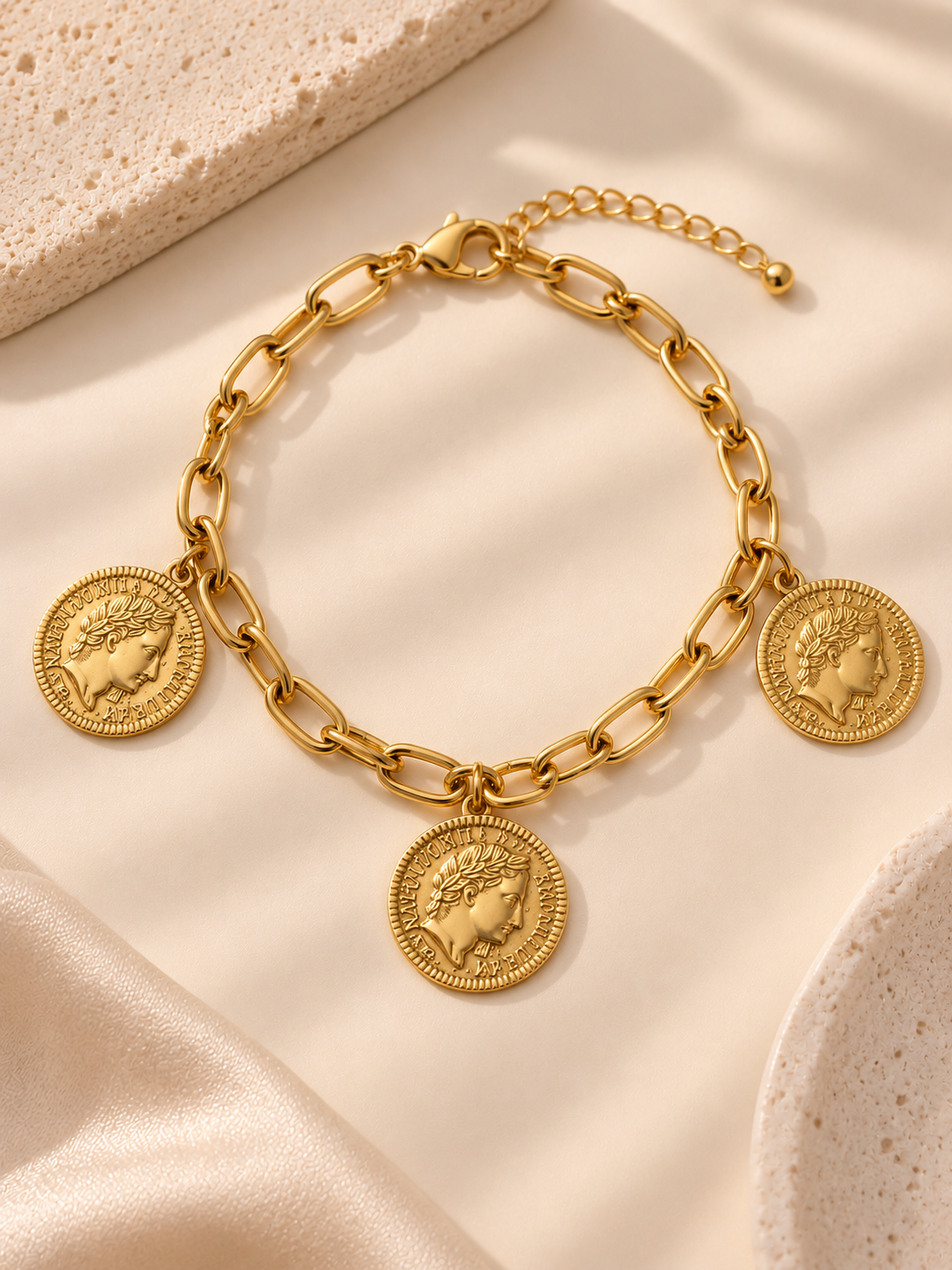 Vintage Coin Anklet