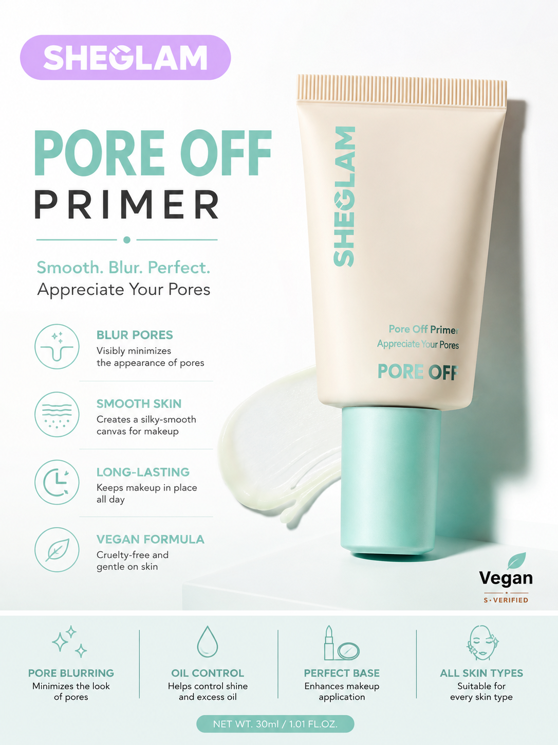 SHEGLAM pore off primer