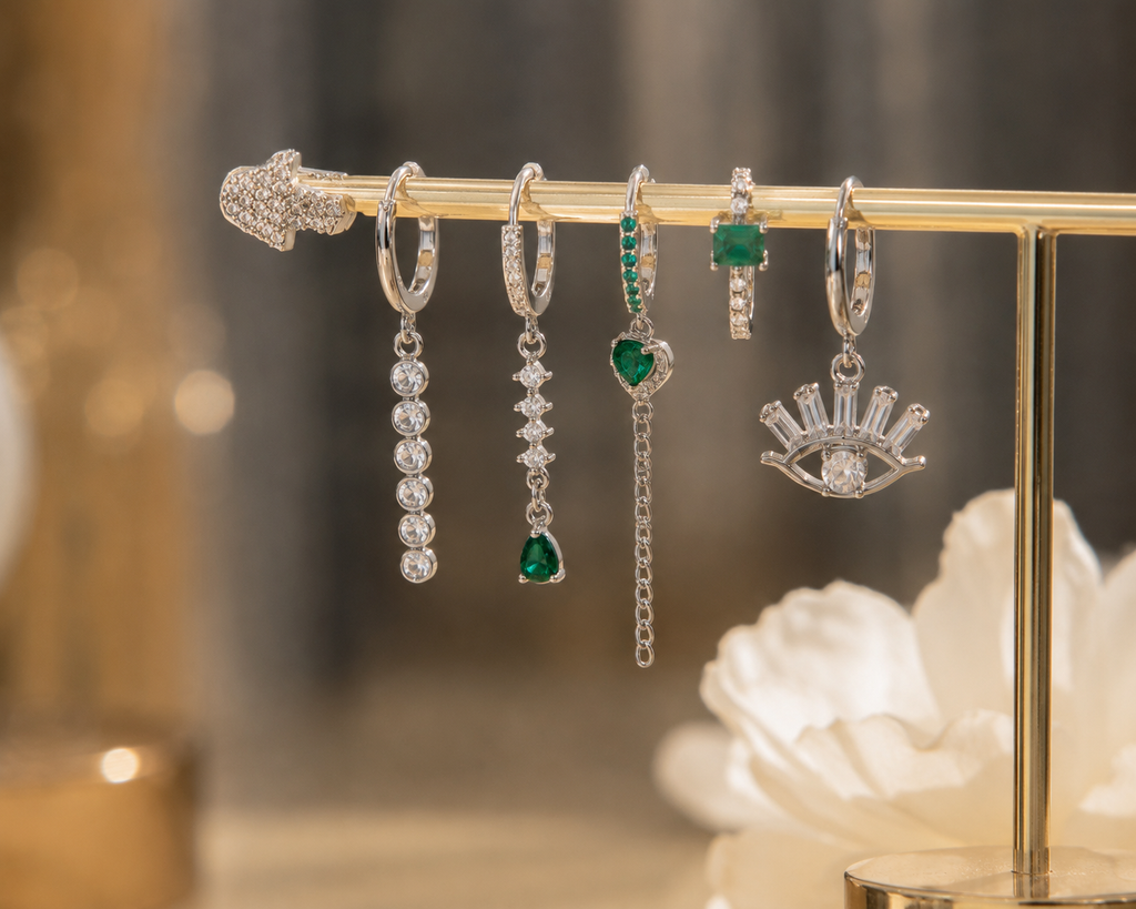 Charm Drop  | Hoops