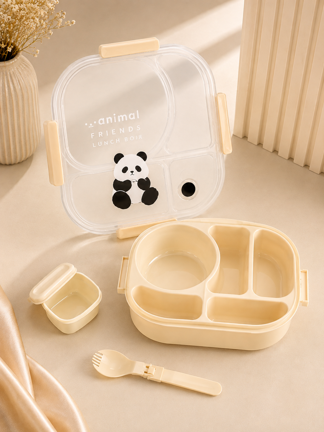 Animal Friends Lunch Box 🐼🦁 صورة ثانوية