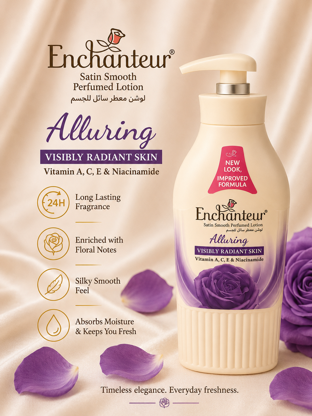 Enchanteur Perfume Lotion 250ml