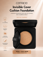 Catrice 
Invisible Cover Cushion Foundation