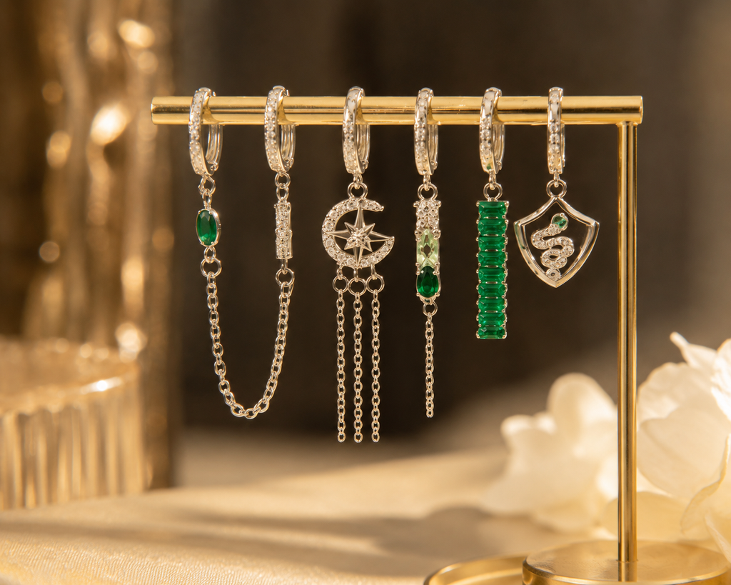 Charm Drop  | Hoops