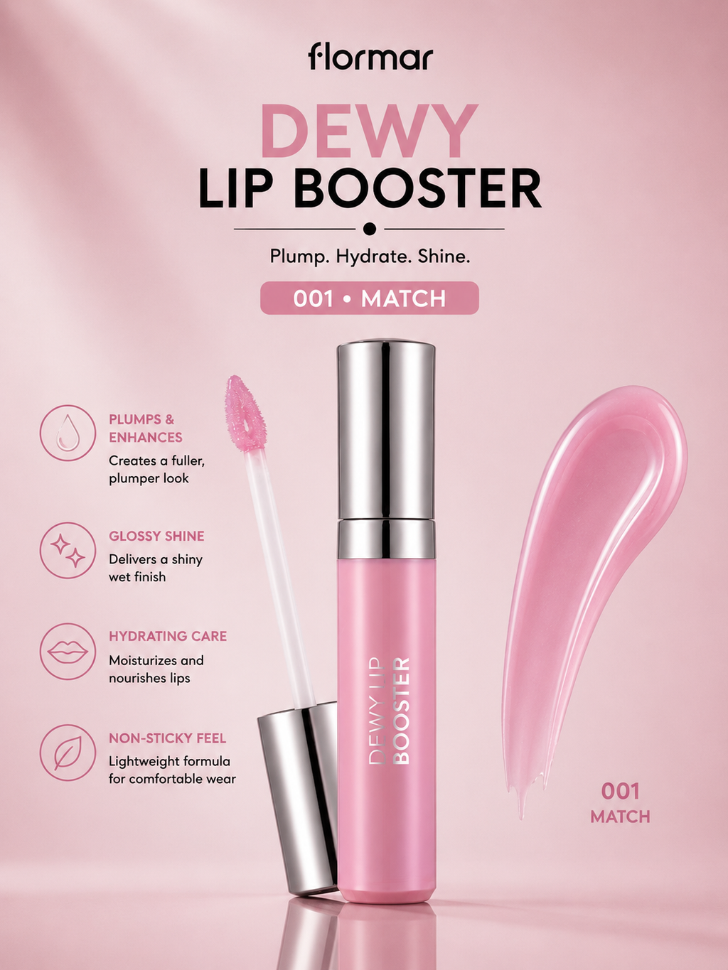 Dewy lip booster