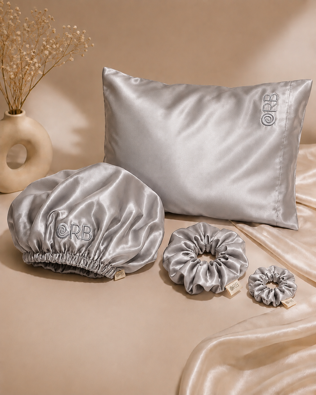 Midnight Satin Set