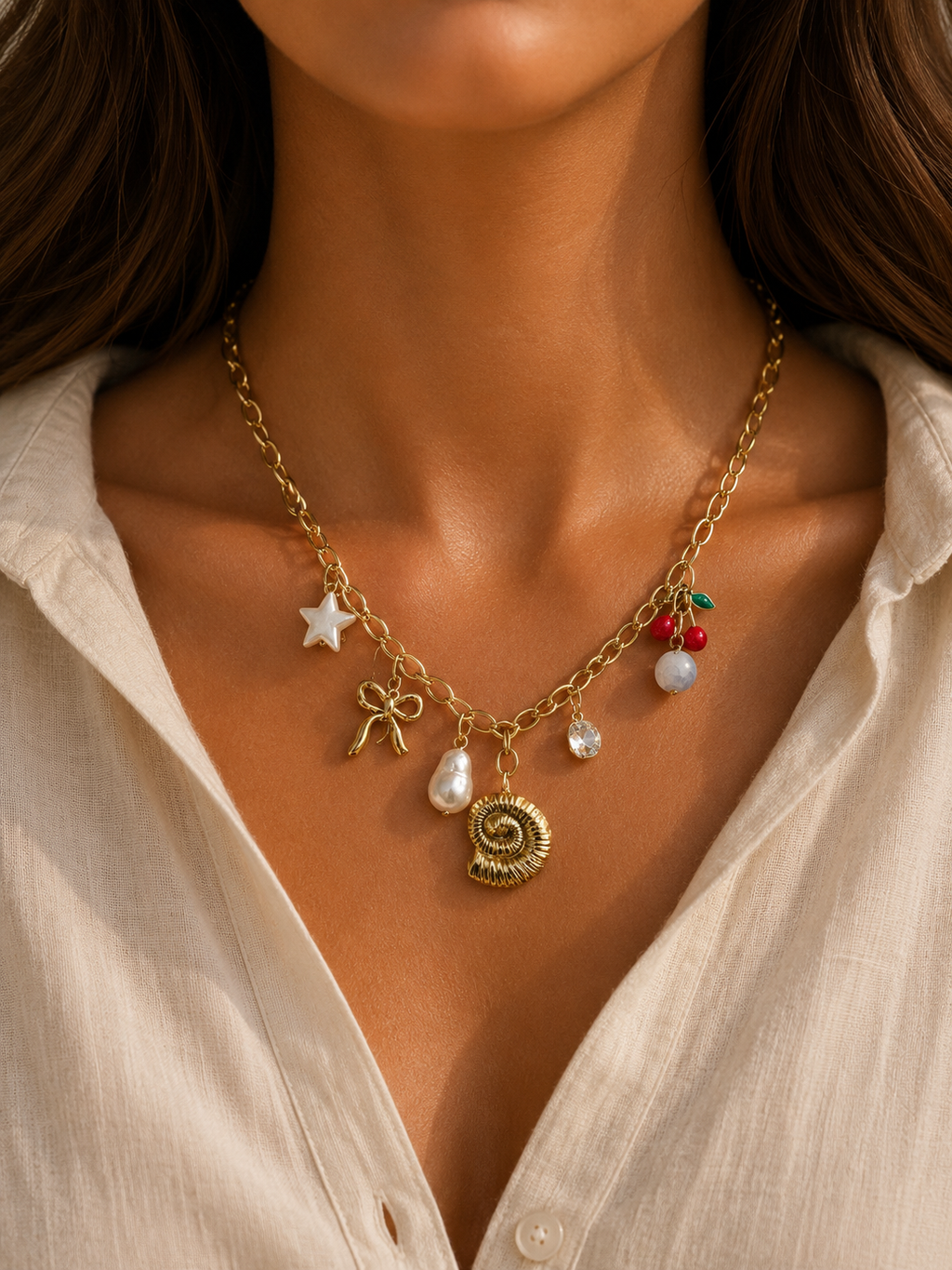 Sun rise necklace | Accessories