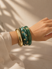 Midnight Gold Bangles