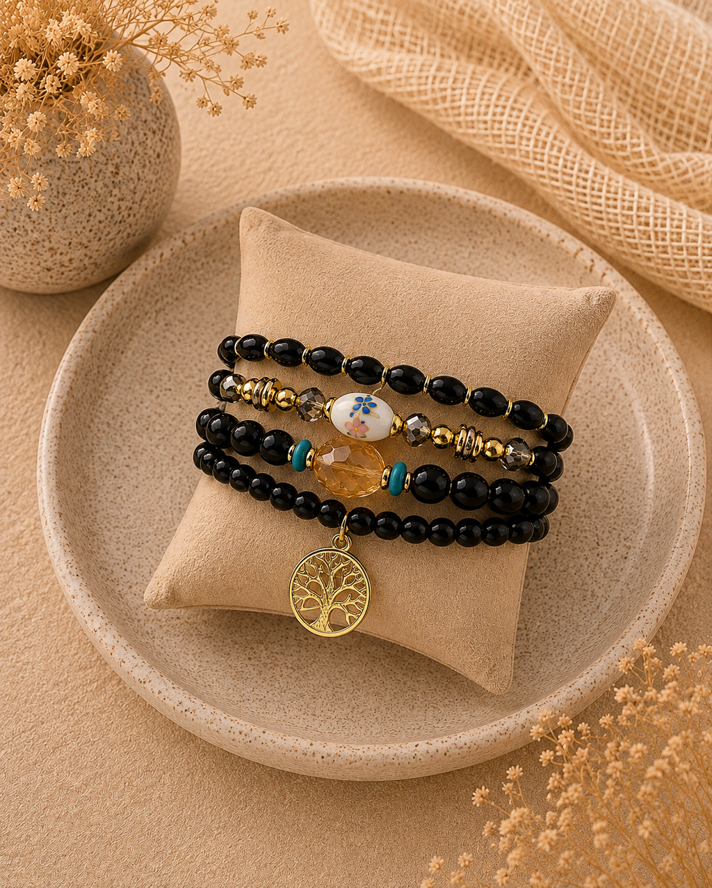 Midnight Tree Bracelet