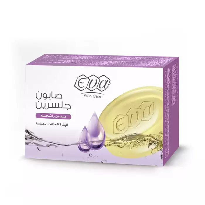 EVA-صابونة ايفا للعناية بالبشرة الجافة والحساسة بالجلسرين