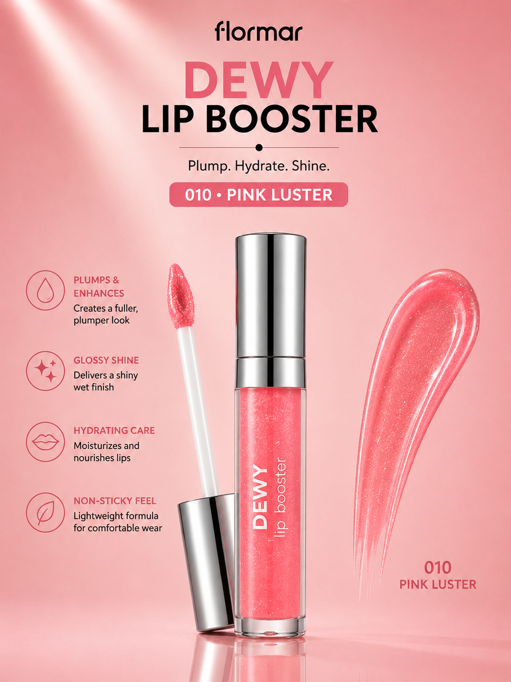Dewy lip booster