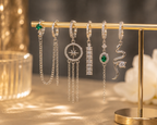 Charm Drop  | Hoops
