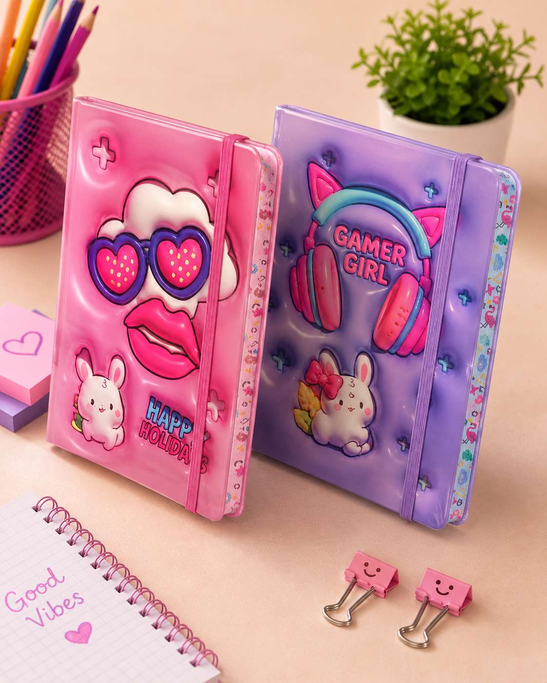 Kawaii Vibes Notebook
