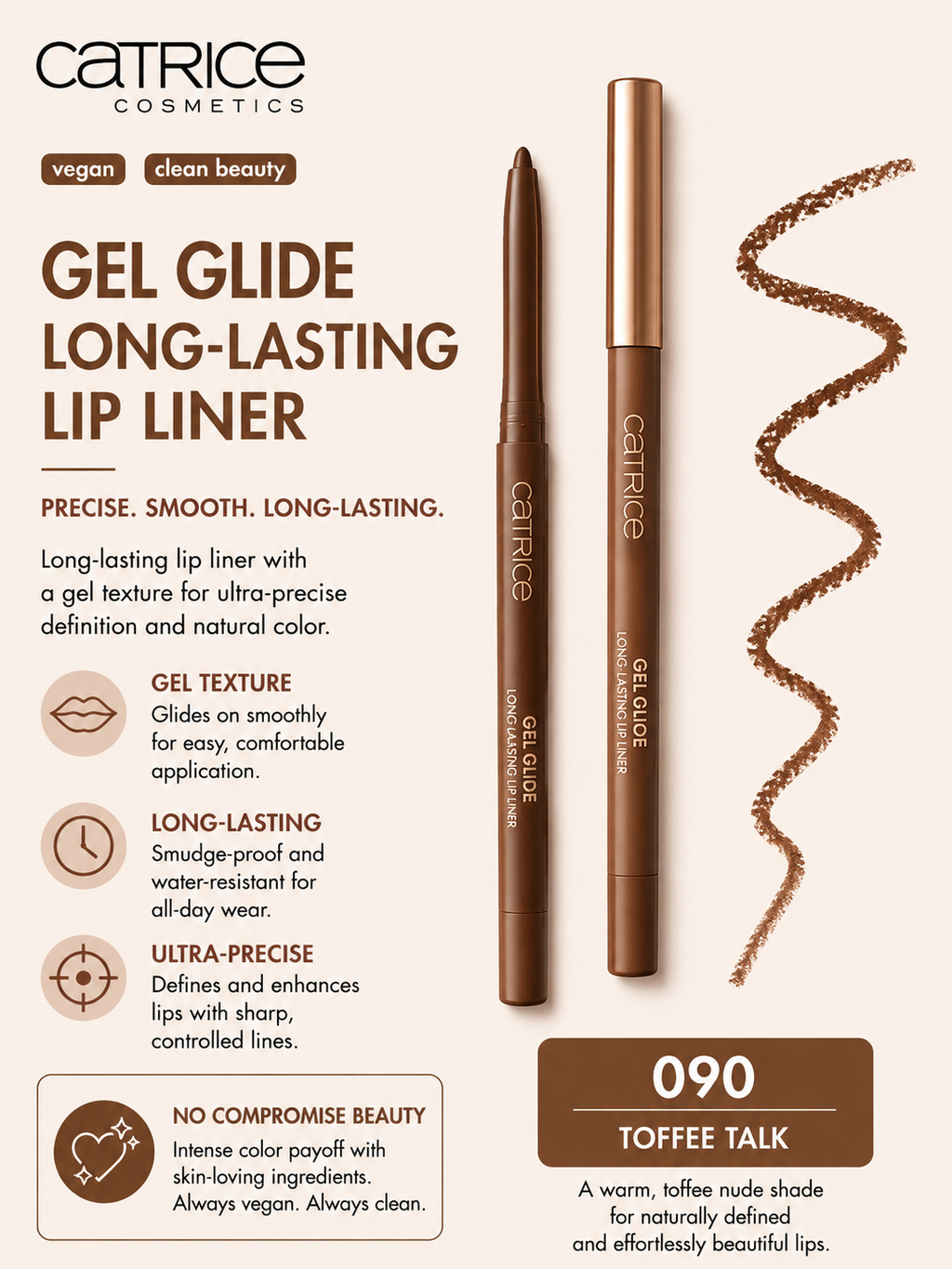Catrice 
Gel Glide Long-Lasting Lip Liner