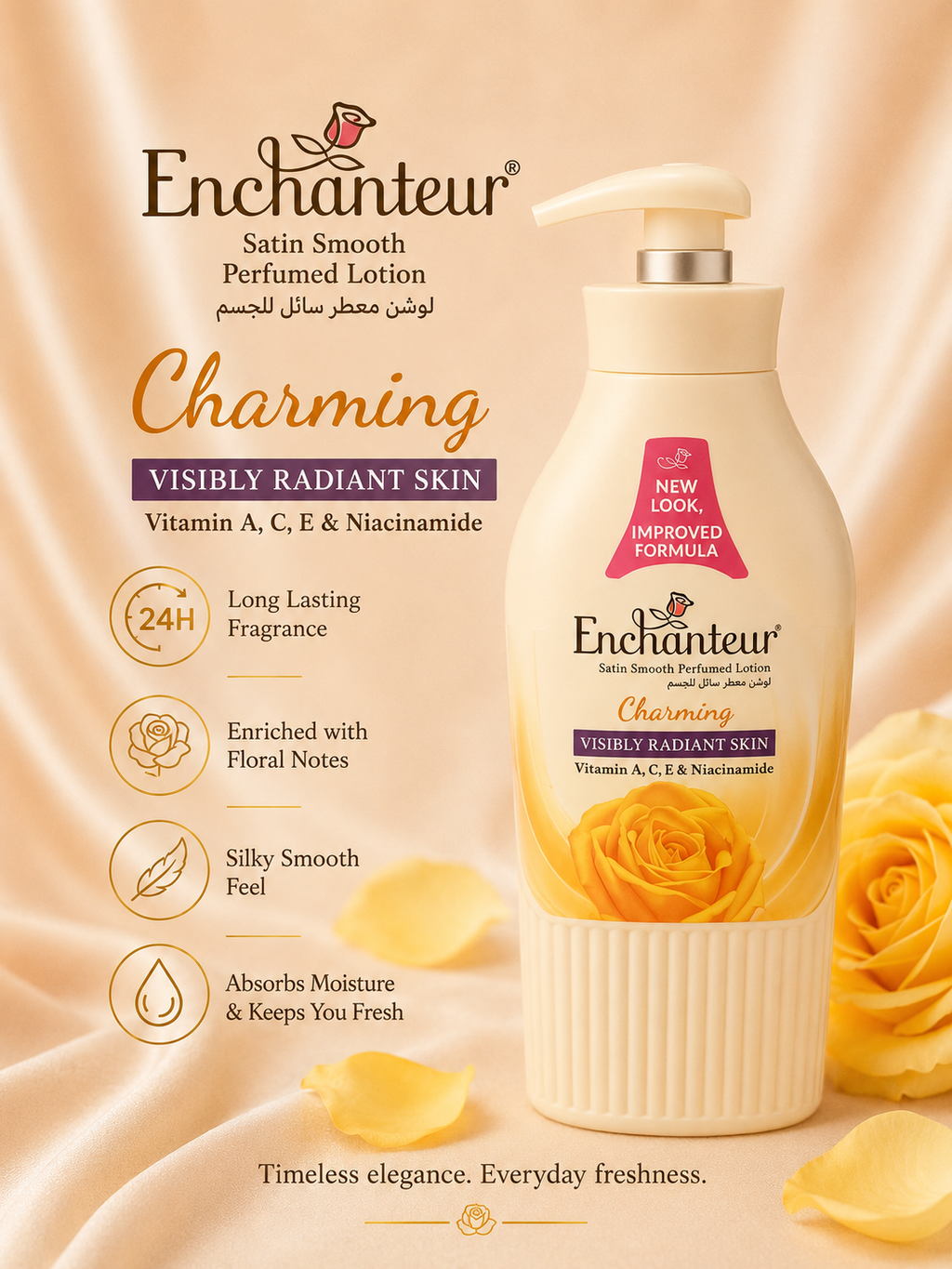 Enchanteur Perfume Lotion 250ml
