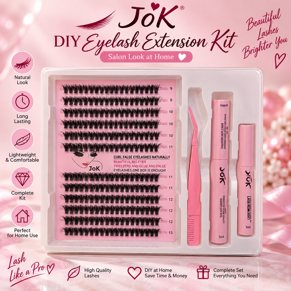 JoK DIY Eyelash Extension Kit