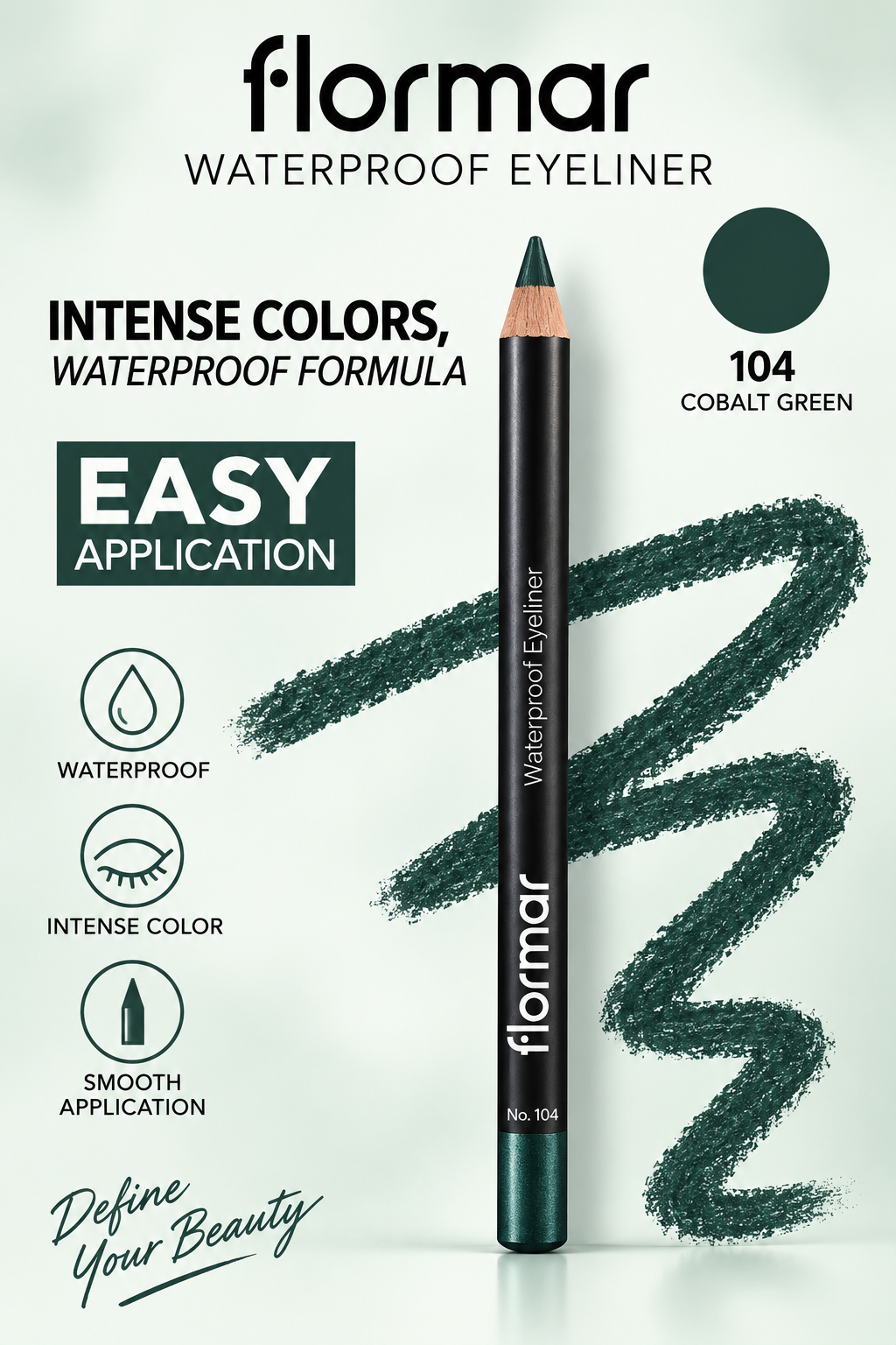 Flormar Waterproof Eyeliner