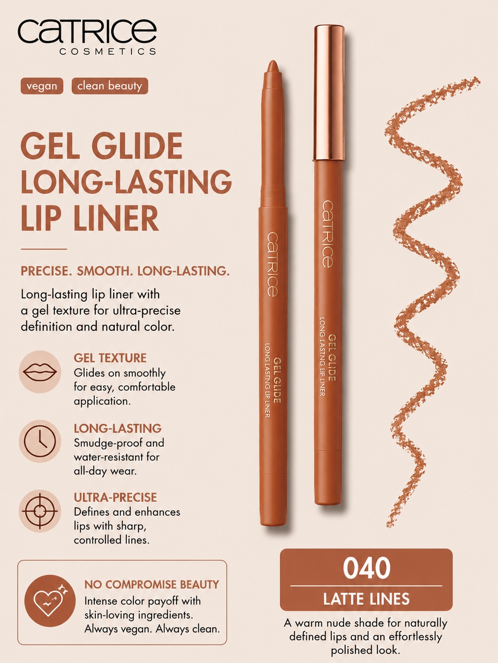 Catrice 
Gel Glide Long-Lasting Lip Liner