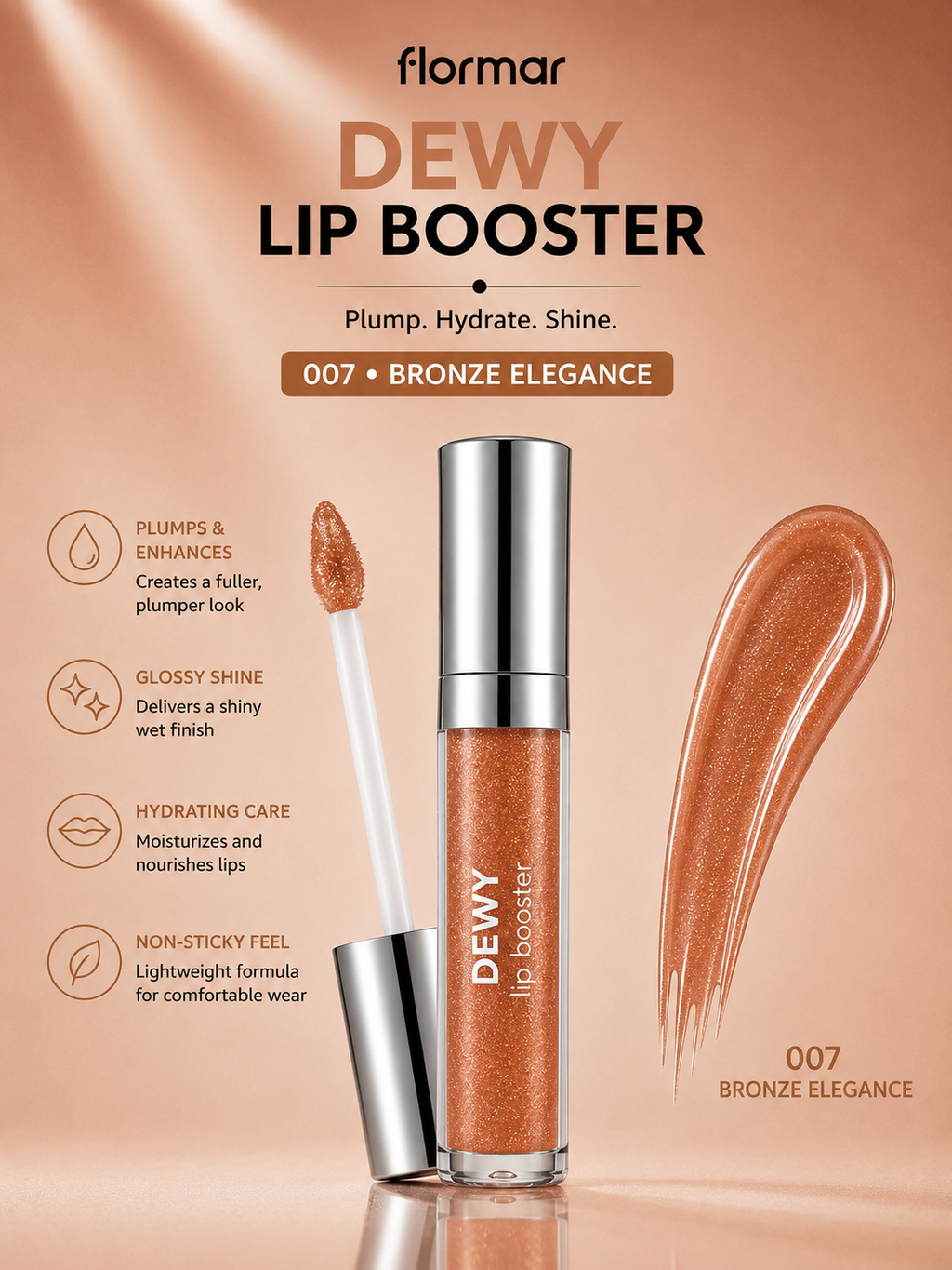 Dewy lip booster