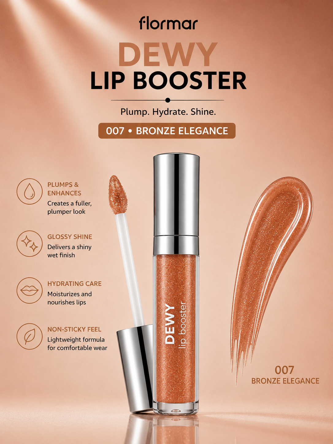 Dewy lip booster
