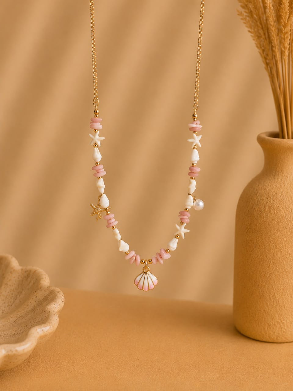 Seashell Charm Necklace