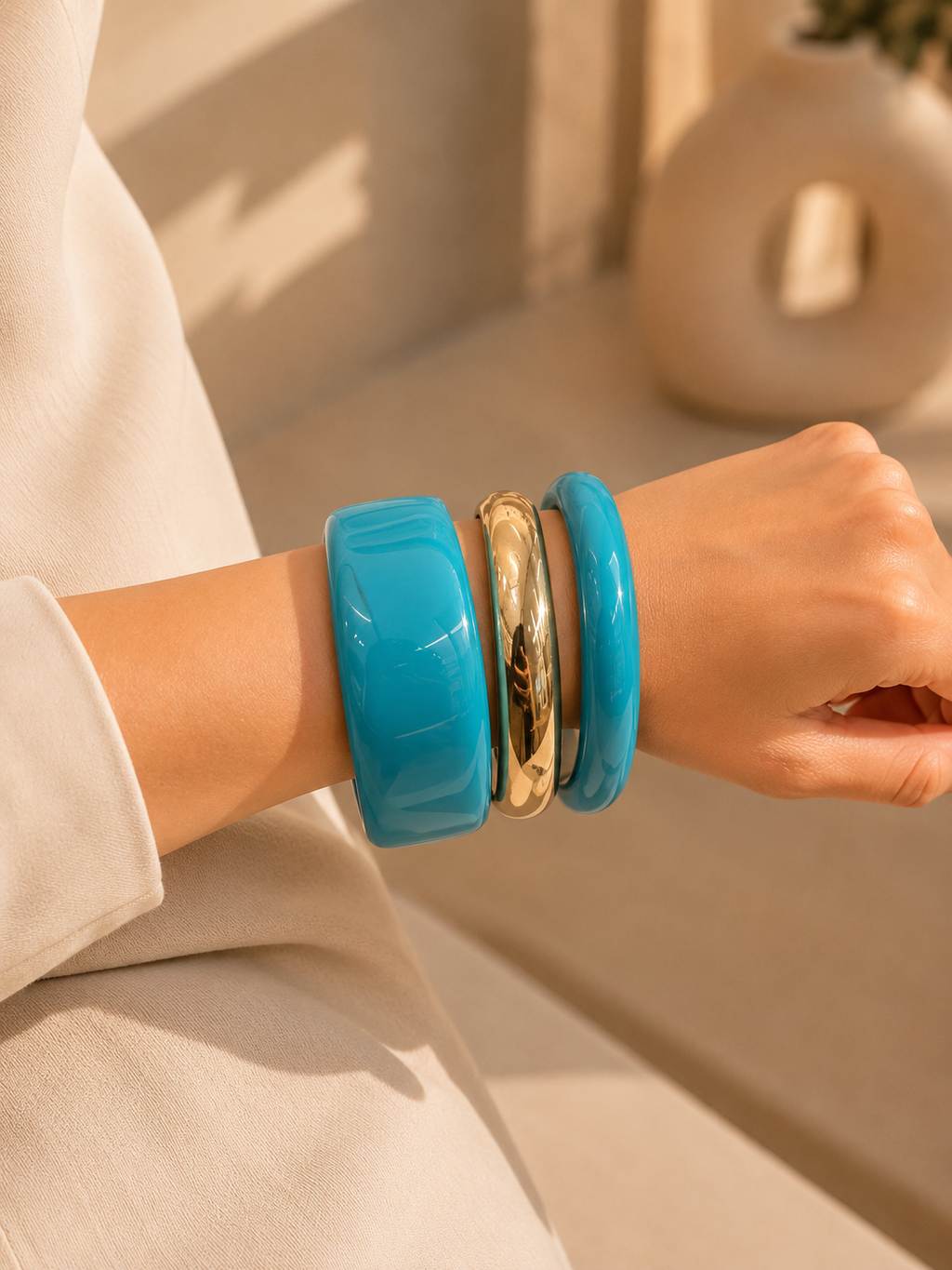Blue Night Bangles