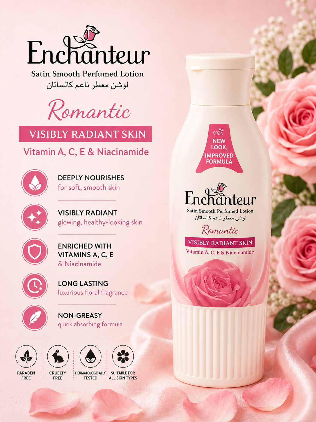 Enchanteur Perfume Lotion 250ml صورة ثانوية