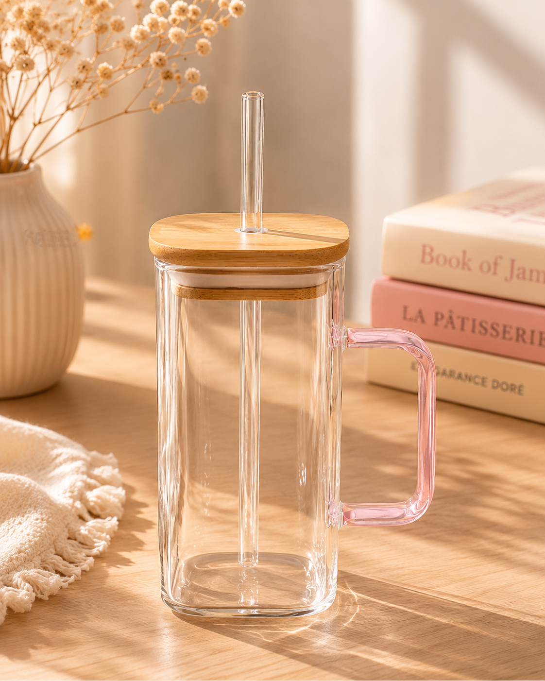 Basic pink ice coffee mug
