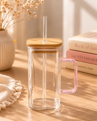 Basic pink ice coffee mug