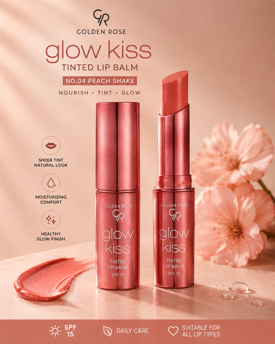 Golden Rose lip balm