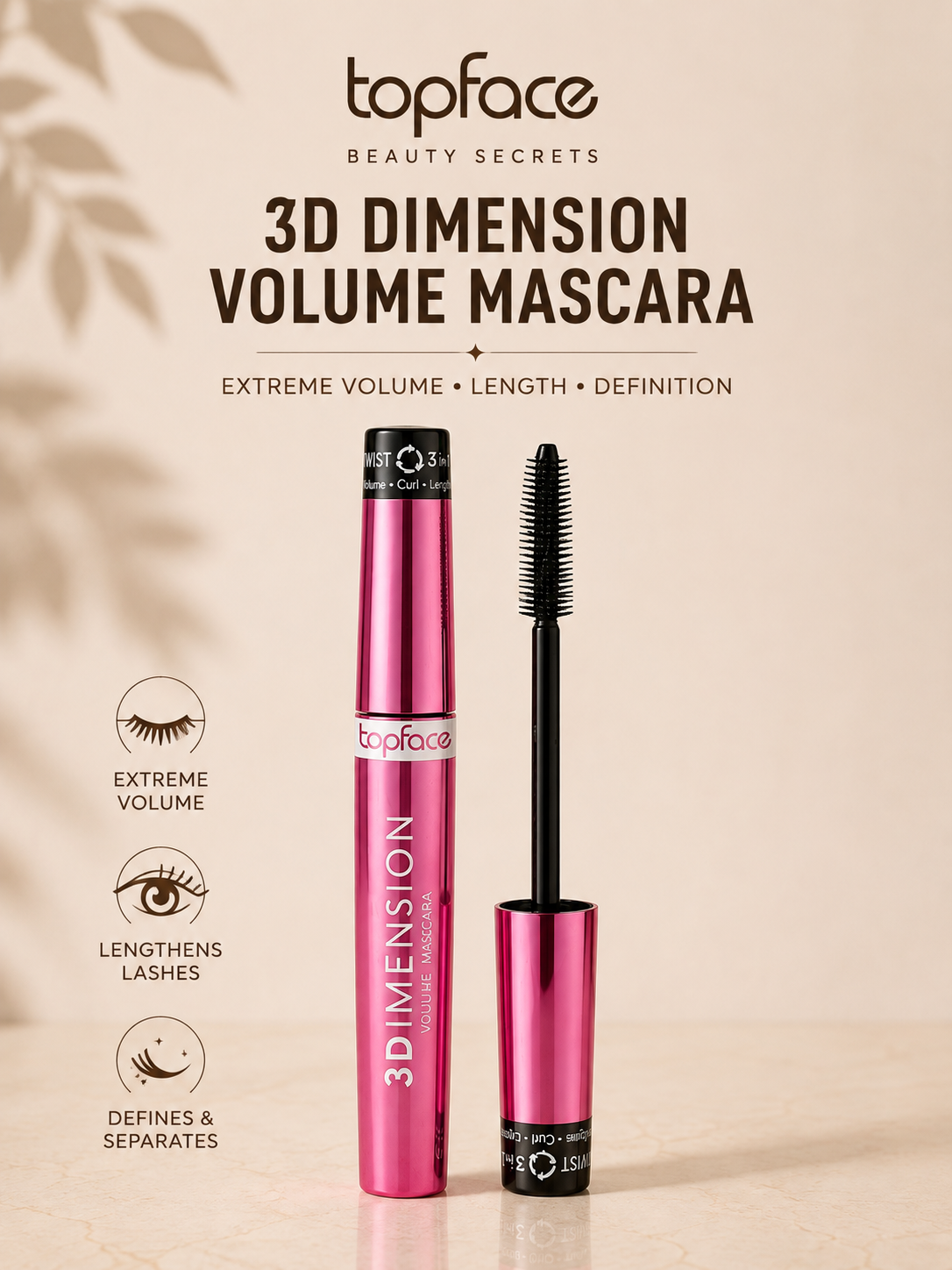 Top face 3d Volume mascara Main image