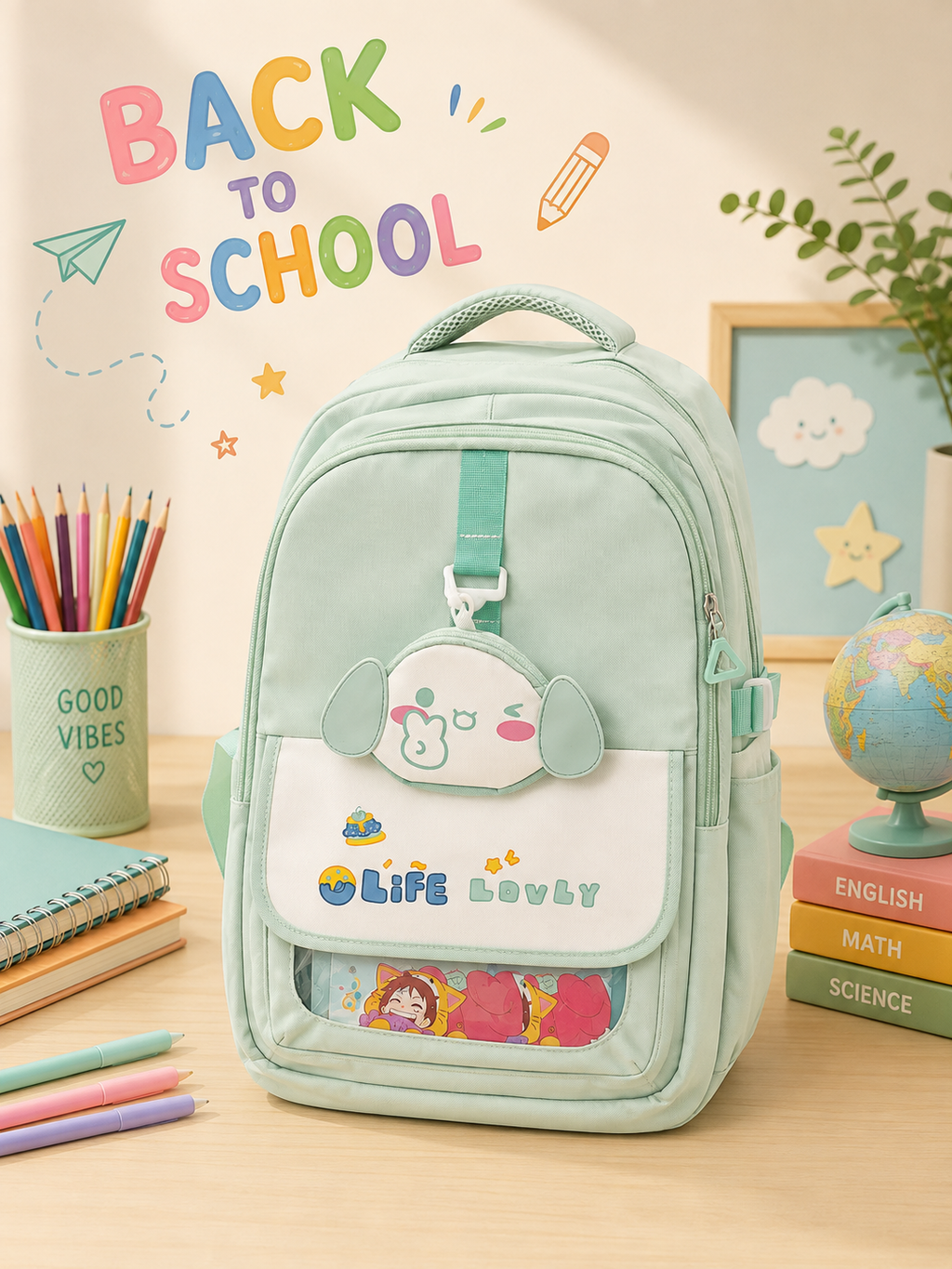 Lovely School Backpack