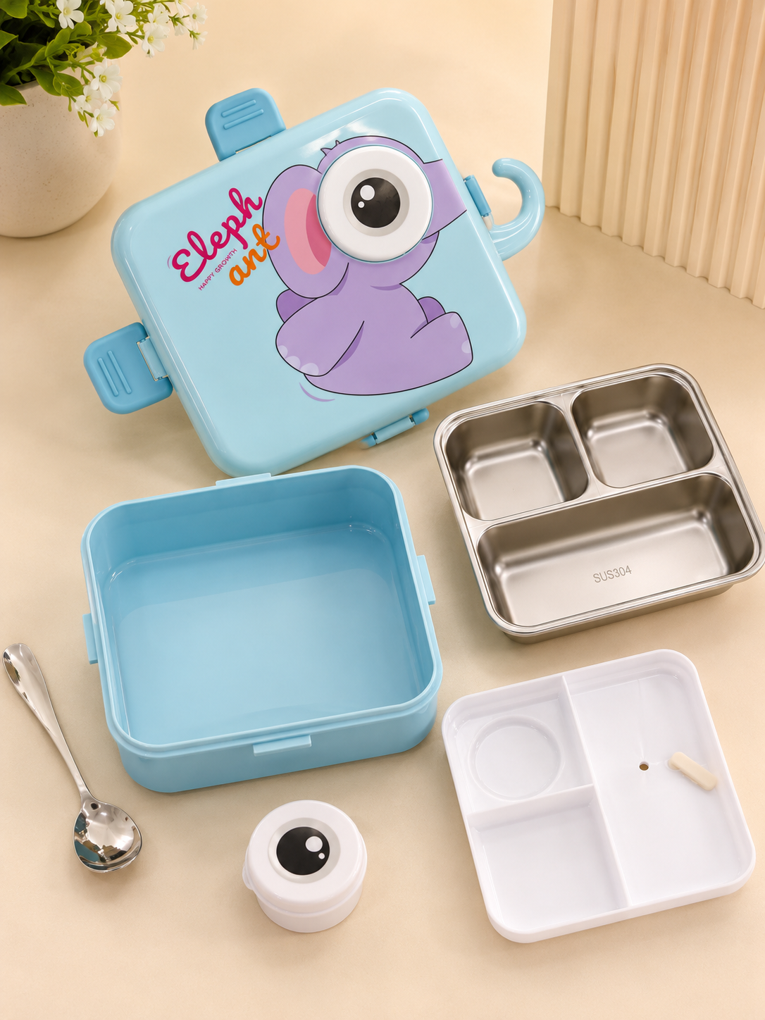 Happy Elephant Lunch Box 🐘