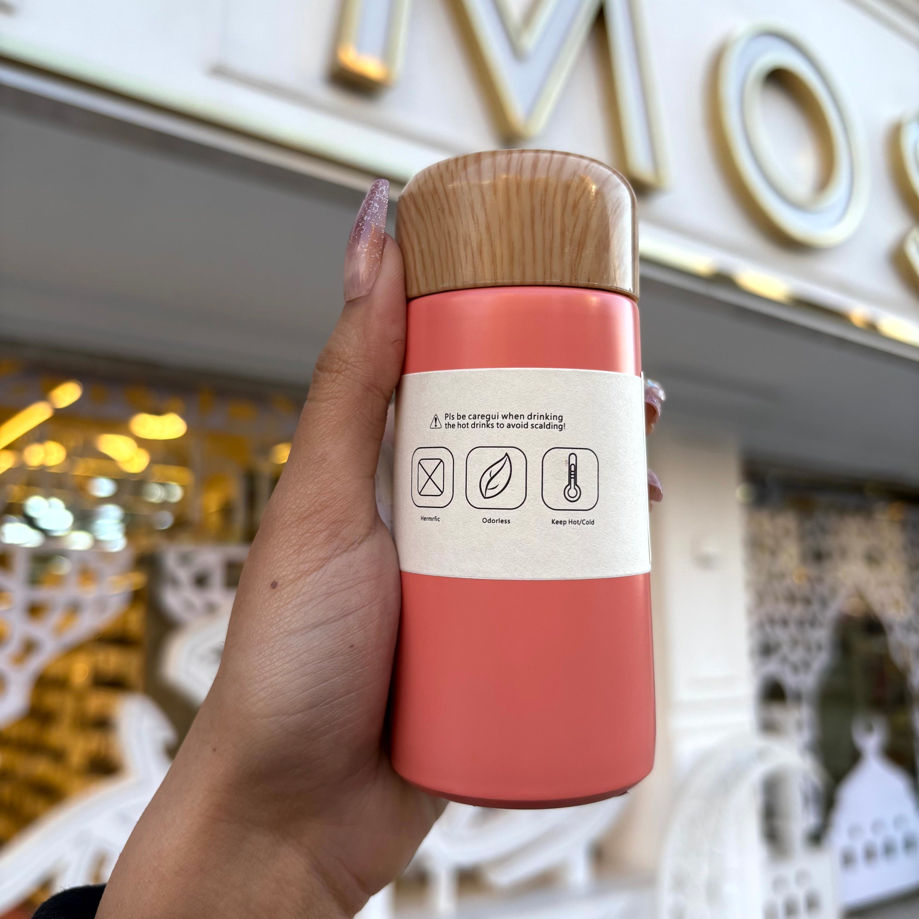150ml-مج غطاء خشب صغير