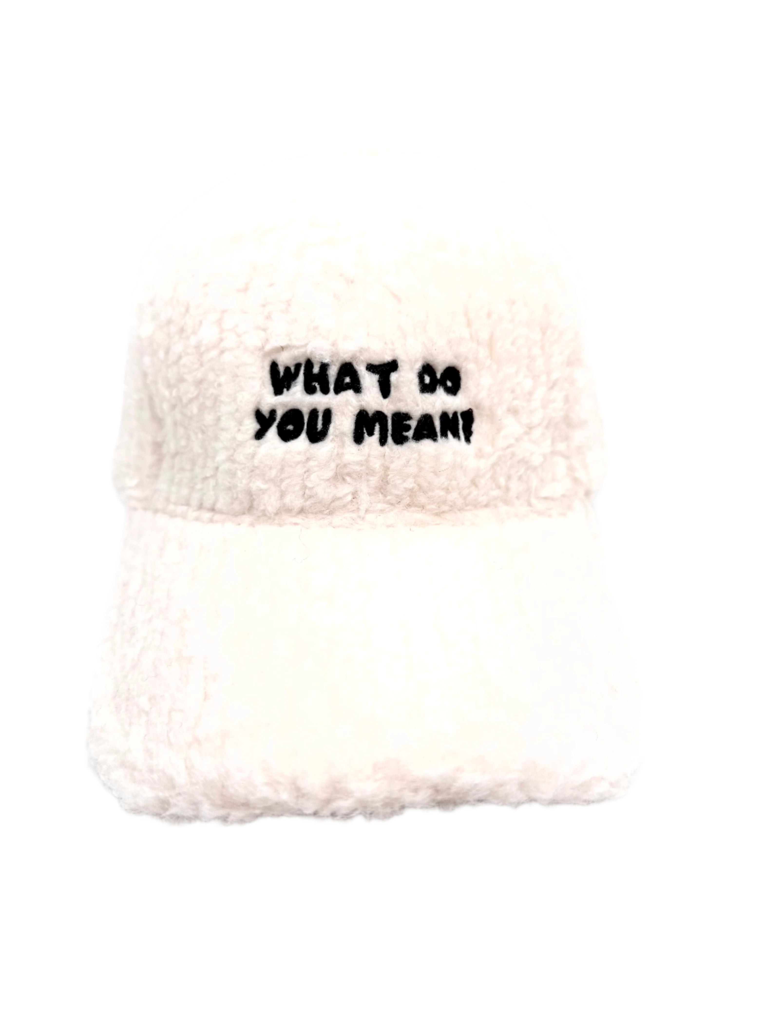 كاب فرو نسائي-WHAT DO YOU MEAUI