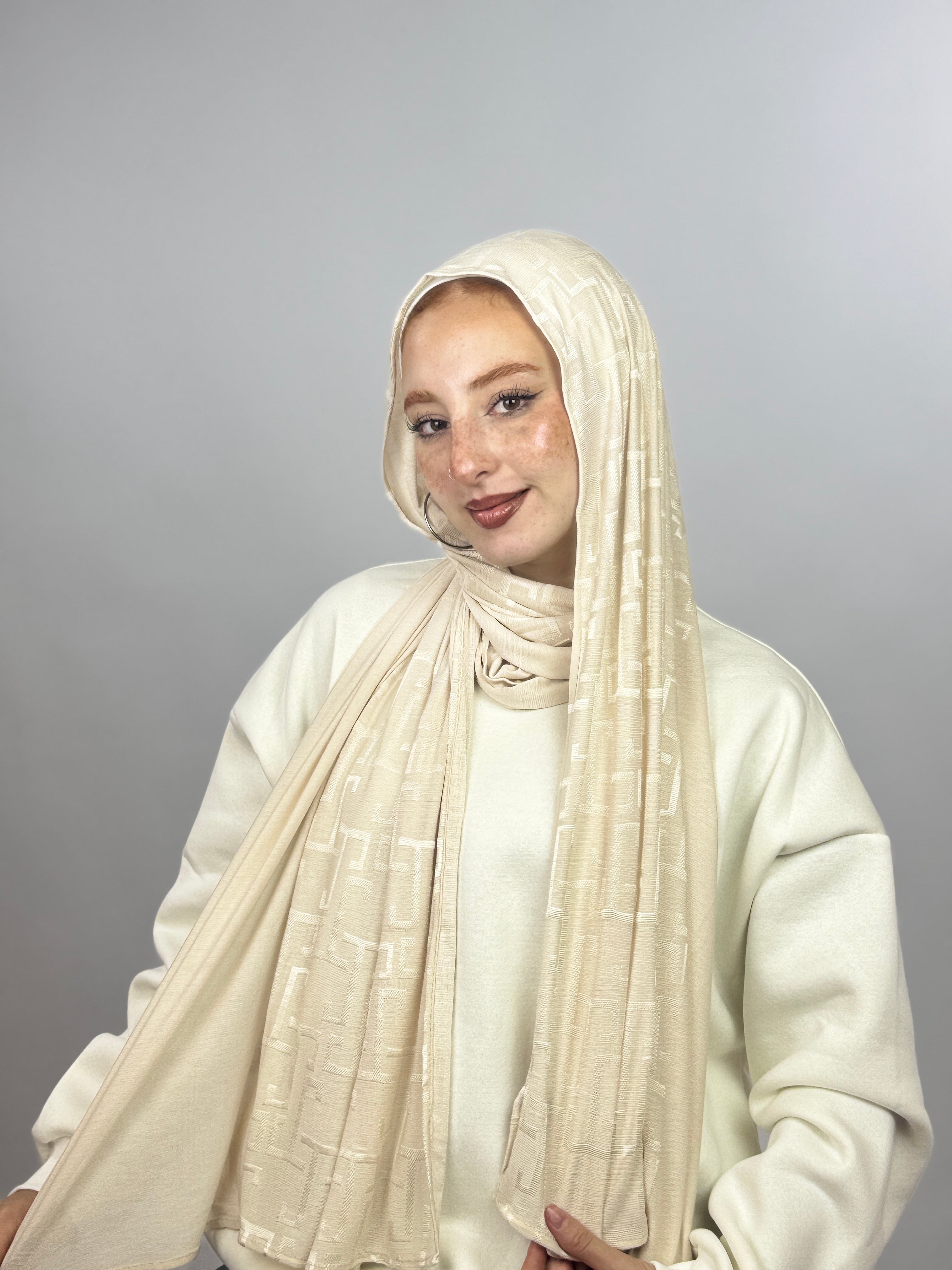 طرحه جل كويتي منقوش