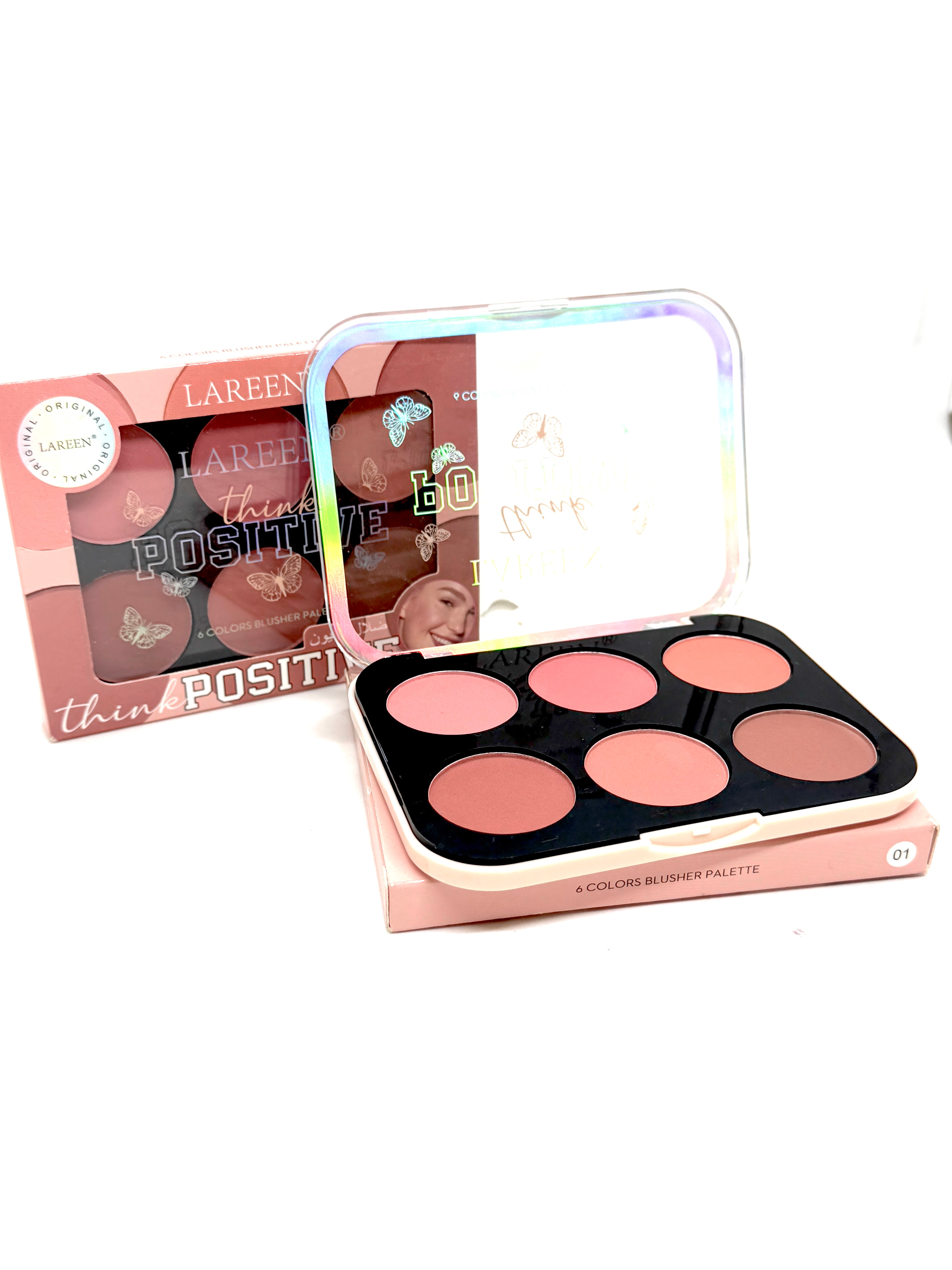 Lareen Blusher Palette 6 Colors -  بلاشر لارين٦لون